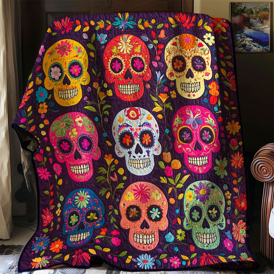 Rynx | Sugar Skull Fleece Blanket