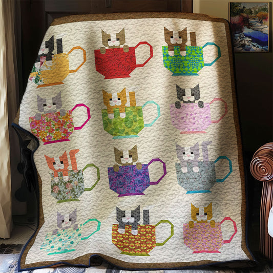 Rynx | Teacup Cat Quilt