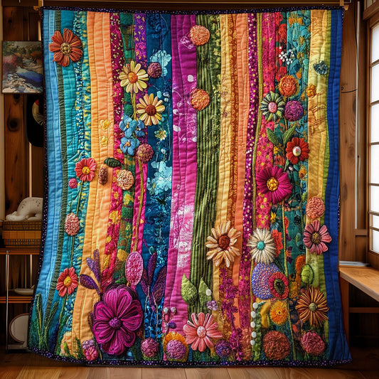 Rynx | Floral Patchwork Bedspread