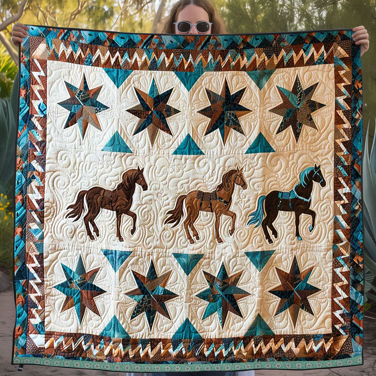 Rynx | Horse Indian Quilt