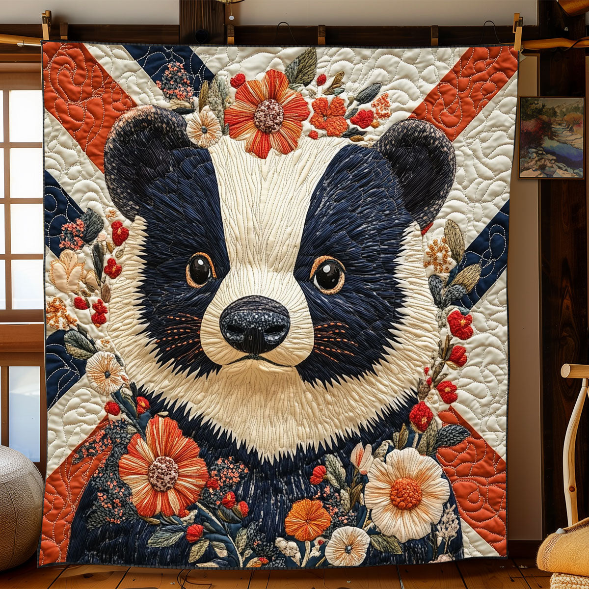 Rynx | Patriotic Badger Quilt