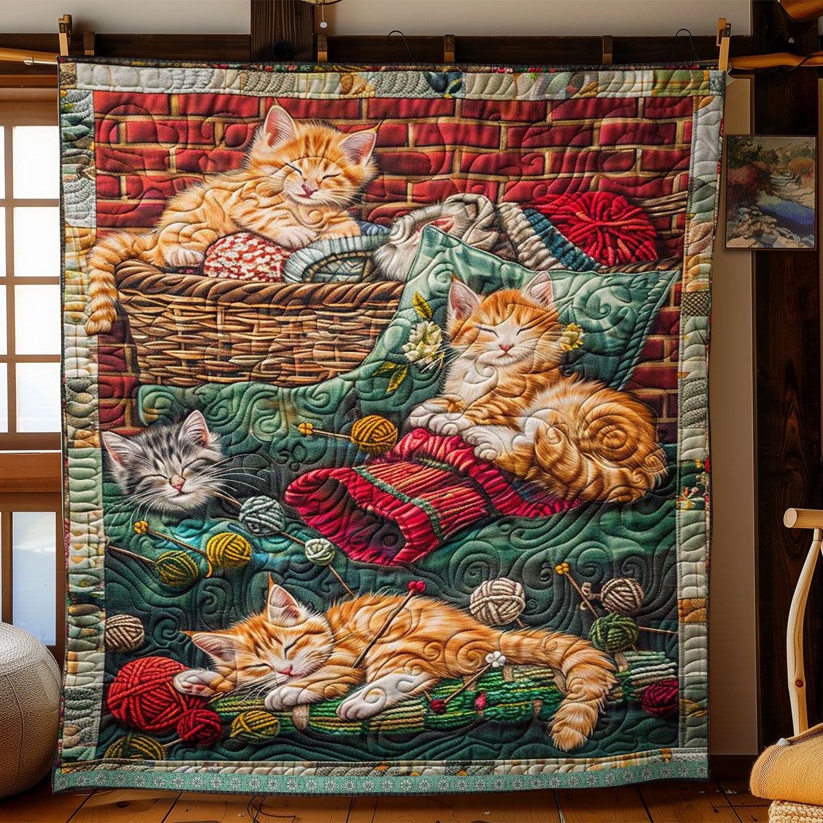 Rynx | Sleeping Cats Bedspread