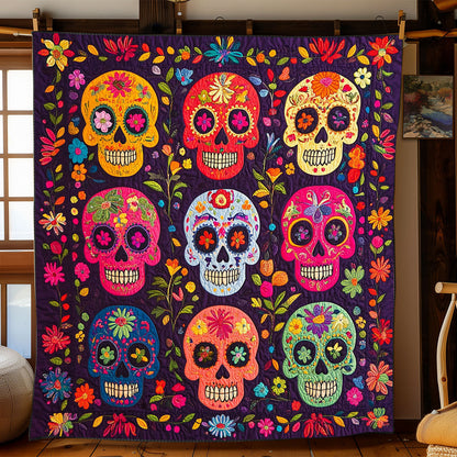 Rynx | Sugar Skull Fleece Blanket