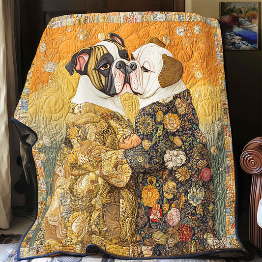 Rynx | Bulldog The Kiss Quilt
