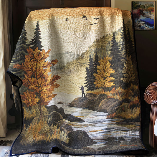Rynx | Fishing Casting In Fog Quilt