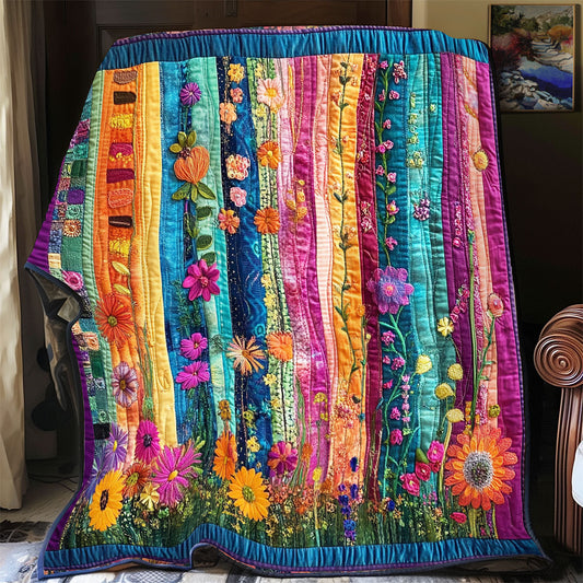 Rynx | Floral Patchwork Bedspread