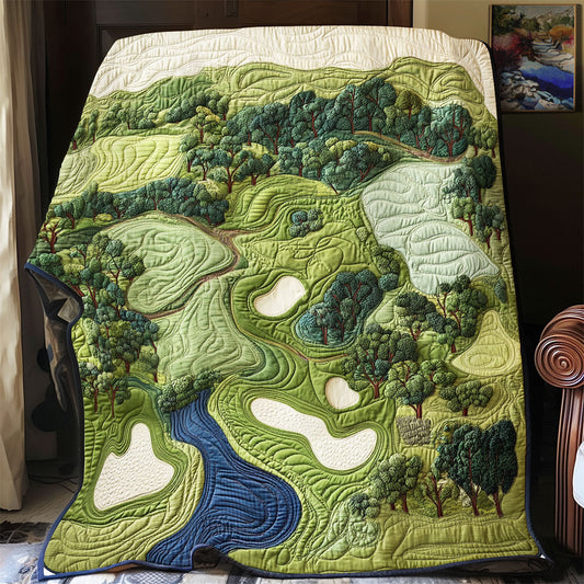 Rynx | Golf course quilted blanket