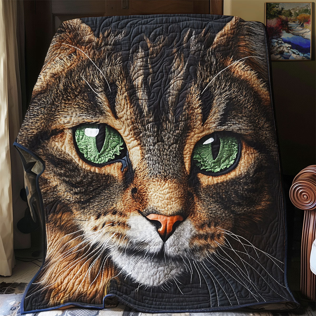 Rynx | Majestic Cat Quilted Blanket