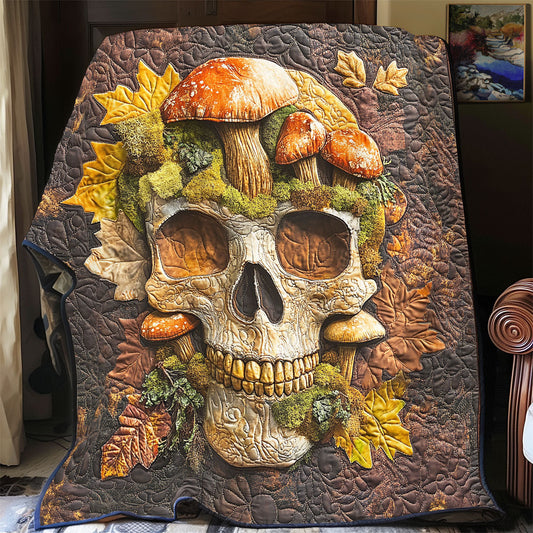 Rynx | Moss Skull Quilted Blanket