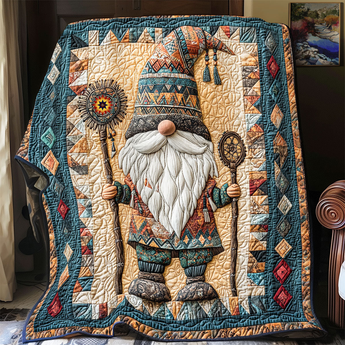 Rynx | Native American Gnome Quilt