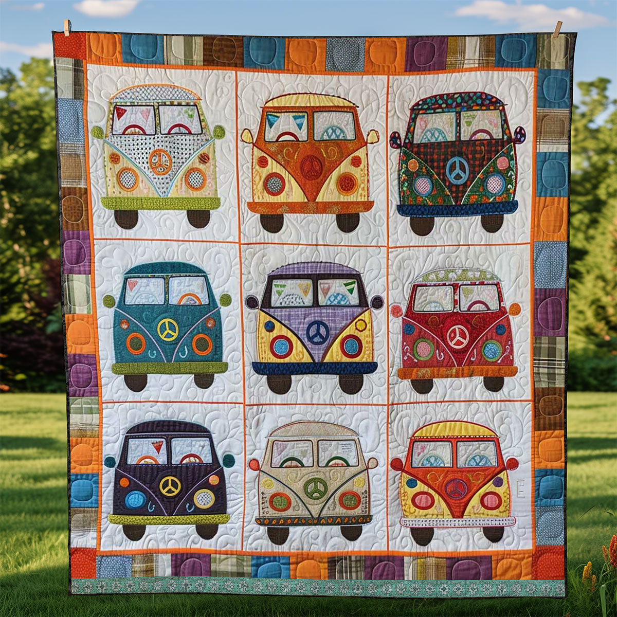 Rynx | Camper Van Quilted Blanket