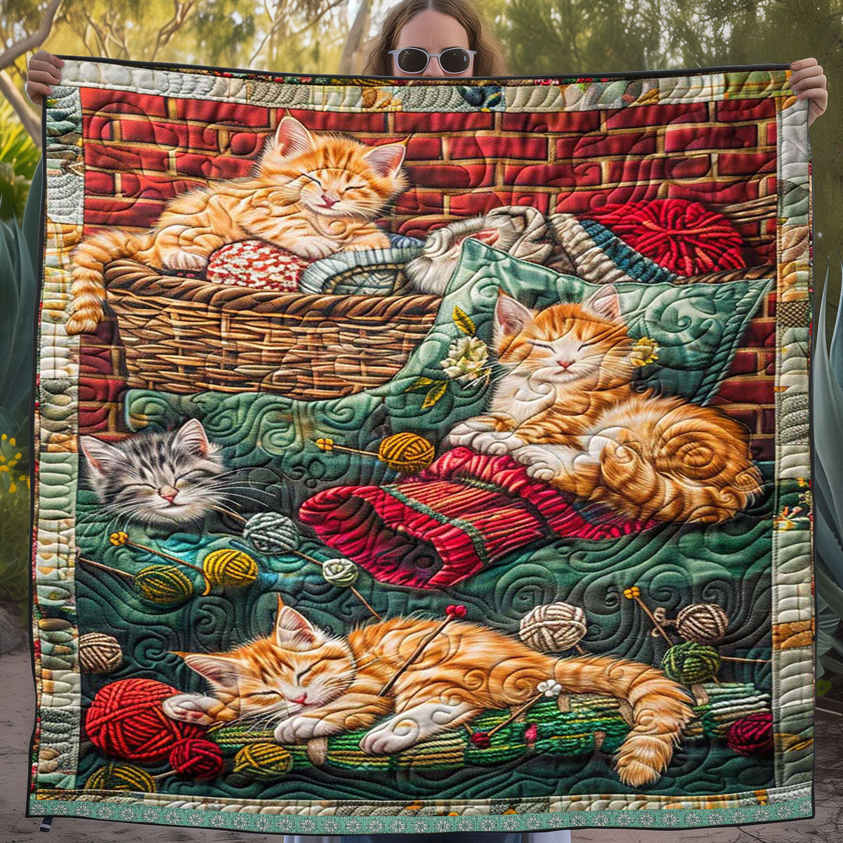 Rynx | Sleeping Cats Bedspread