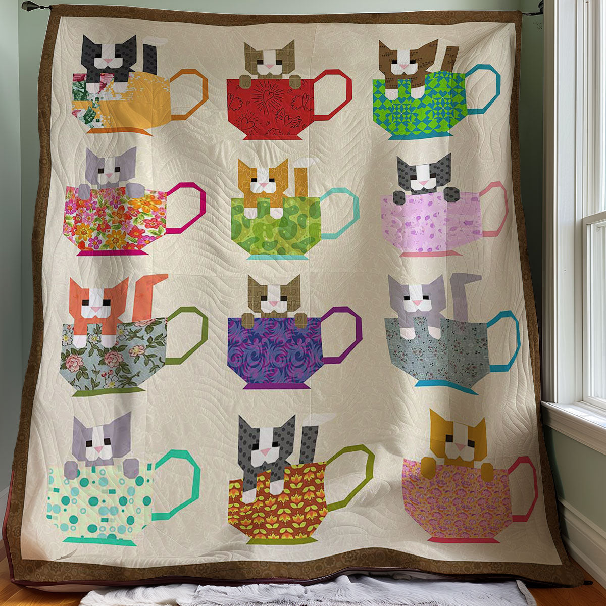 Rynx | Teacup Cat Quilt