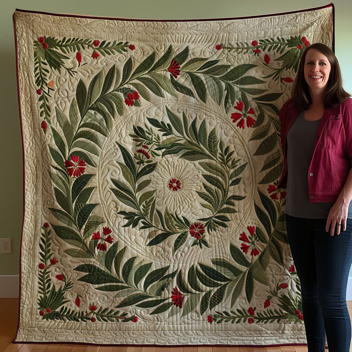 Rynx | Evergreen Wreath Quilt