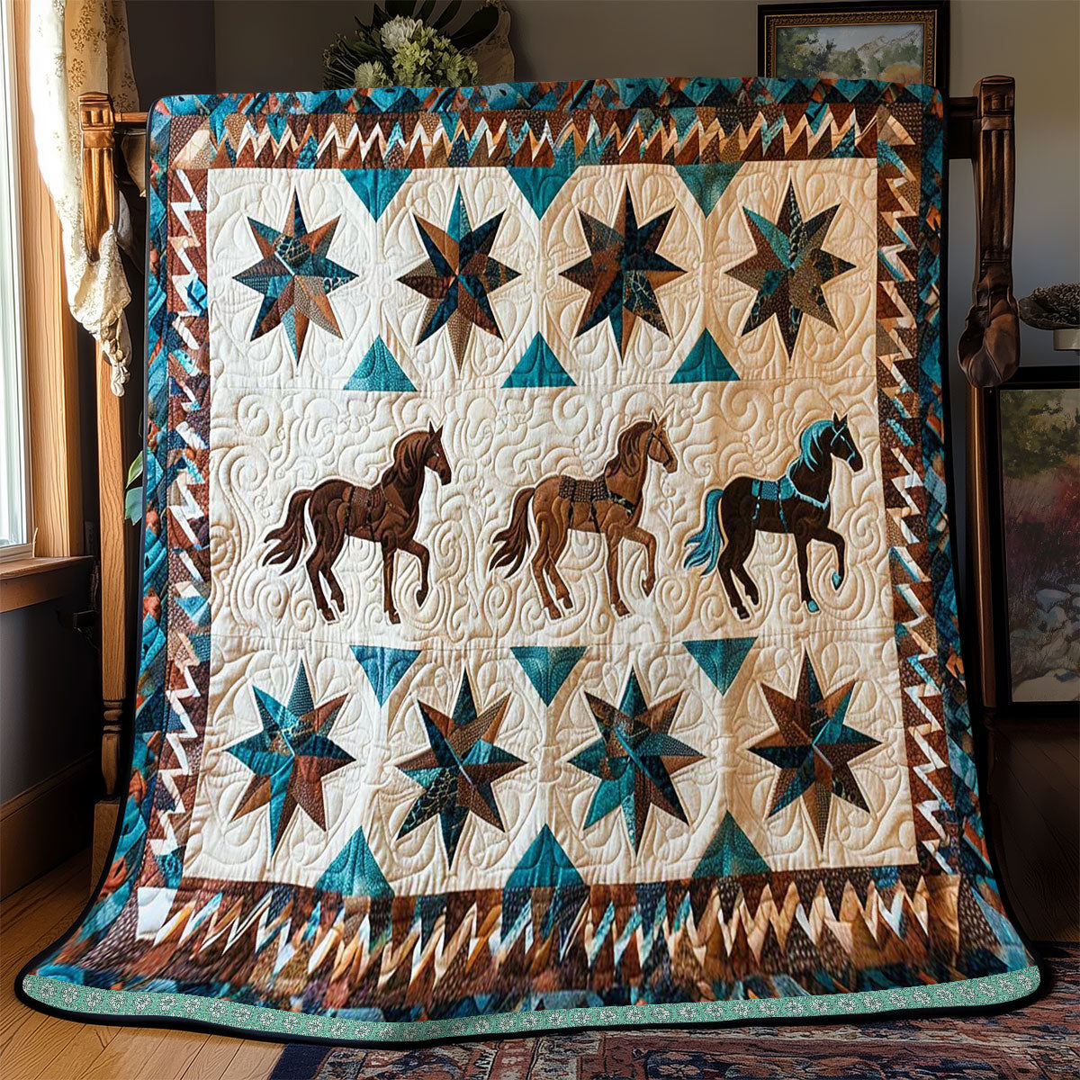 Rynx | Horse Indian Quilt