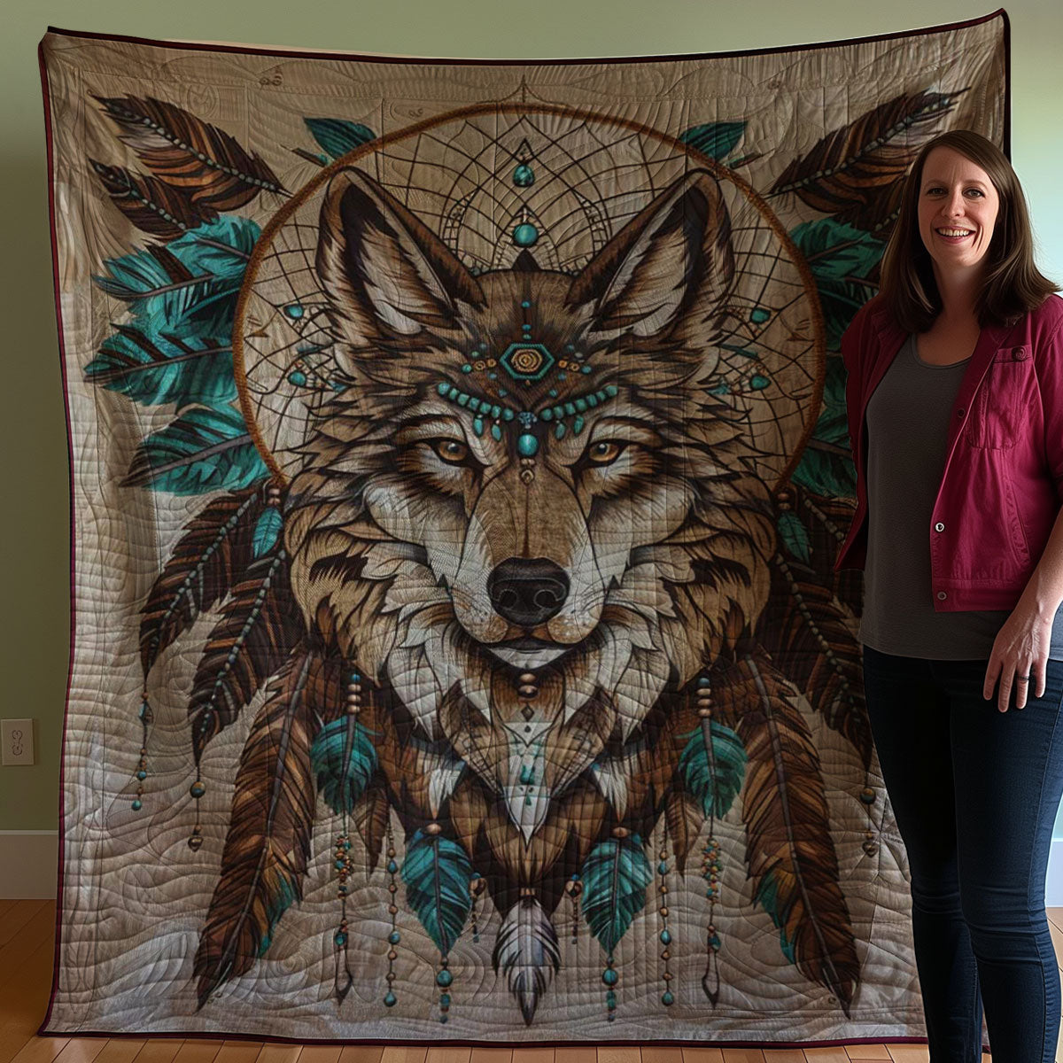 Rynx | Native American Wolf Blanket