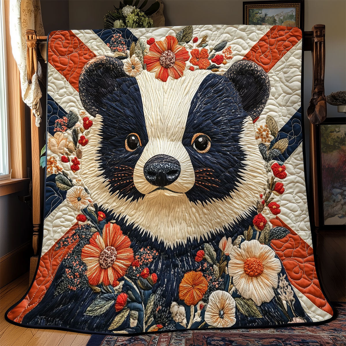 Rynx | Patriotic Badger Quilt