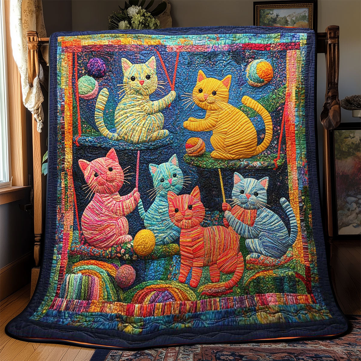 Rynx | Playful Cat Blanket