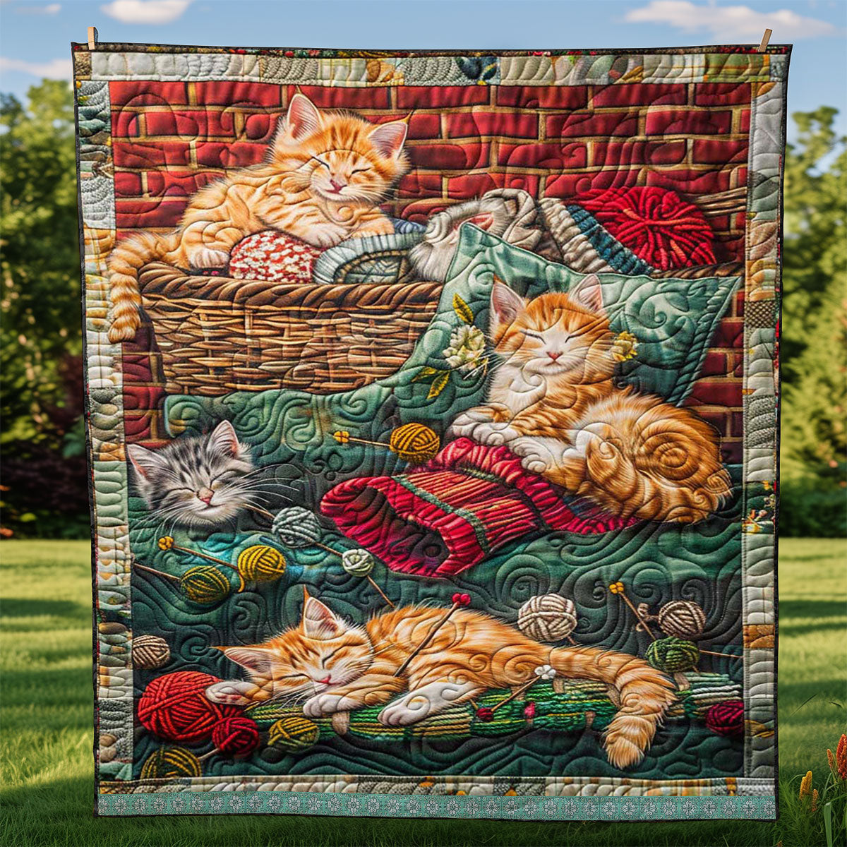 Rynx | Sleeping Cats Bedspread