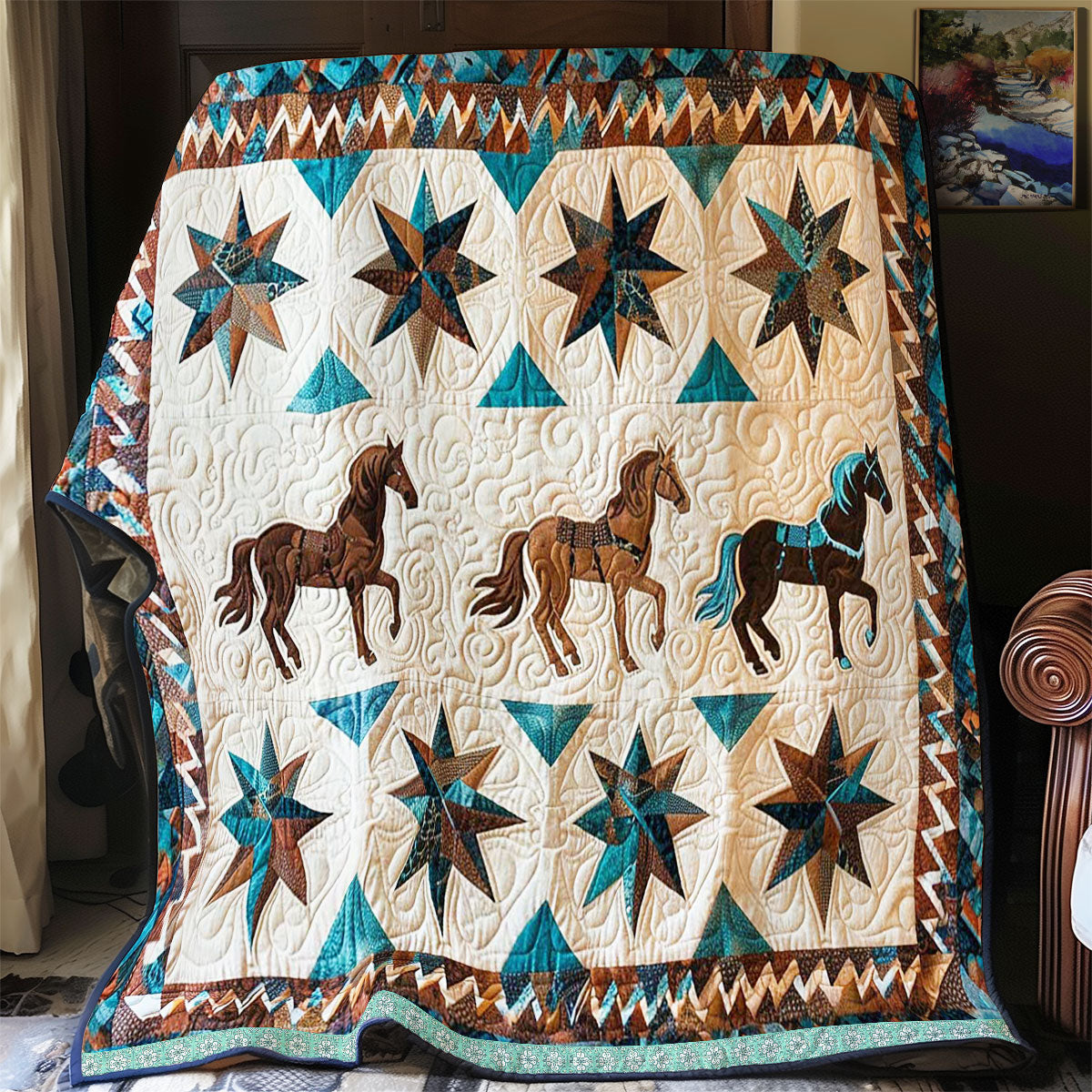 Rynx | Horse Indian Quilt