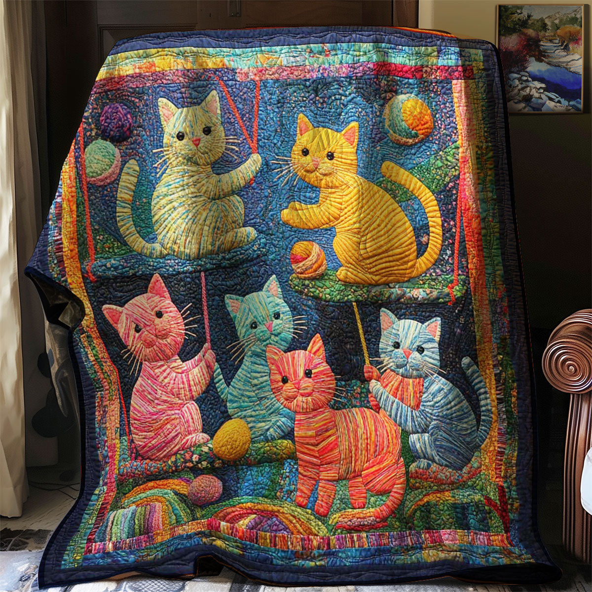 Rynx | Playful Cat Blanket