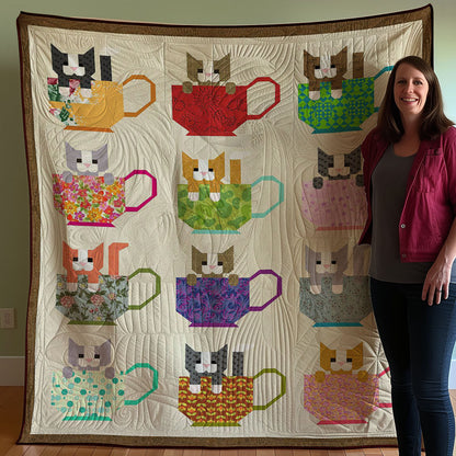 Rynx | Teacup Cat Quilt