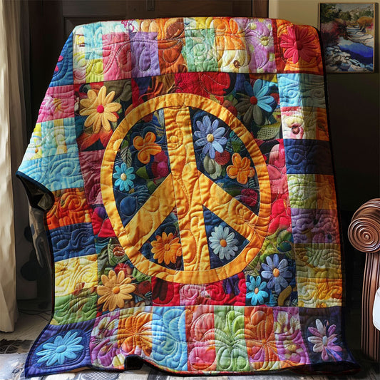 Rynx | Trippy Hippie Sign Quilt