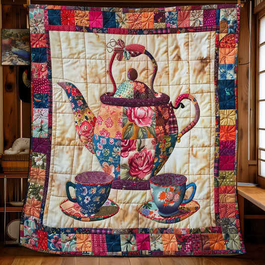 Rynx | Flower Patchwork Tea Service Blanket
