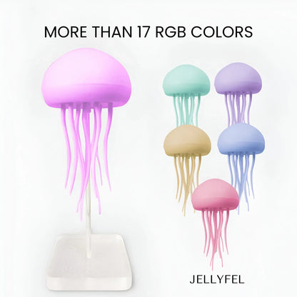 Rynx | JellyWave LED Jellyfish Lamp | Dancing Jellyfish Mood Light | Decorative LED Lamp | Underwater Atmosphere