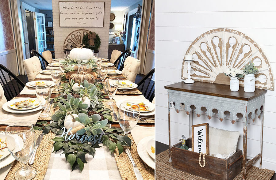 Rynx | *HUGE* Rustic Fan Wall Decor