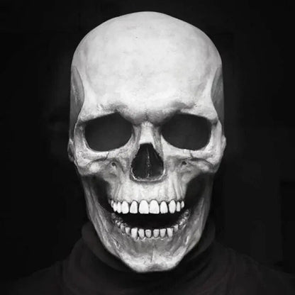 RYNX | Movable Jaw, Realistic Skull Mask For The Whole Head – Human Skeleton Mask For Halloween Parties