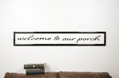 Rynx | *HUGE* Our Veranda Sign