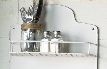 Rynx | Weathered white kitchen shelf