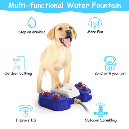 Rynx | Multifunctional Automatic Pet Water Dispenser Outdoor Foot-activated Spraying System