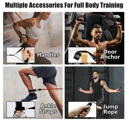 Rynx | Multifunctional Push Up Board Home Strength Training Equipment with 15 Workout Tools