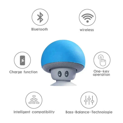 Rynx | Mushroom Wireless Bluetooth Speaker, YMini our portable music friend