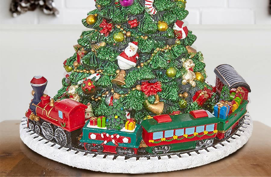 Rynx | Musical Christmas tree with moving train
