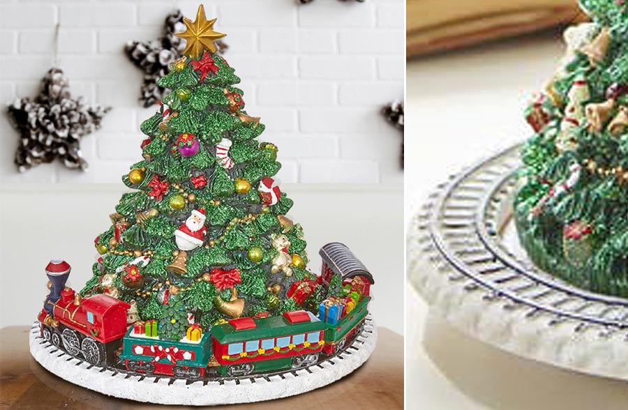 Rynx | Musical Christmas tree with moving train