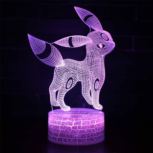 Rynx | LumiMon 3D LED Lamp | Night Light for Kids Room | Pokémon Decor Light | Mood Light with Color Change & USB Connection