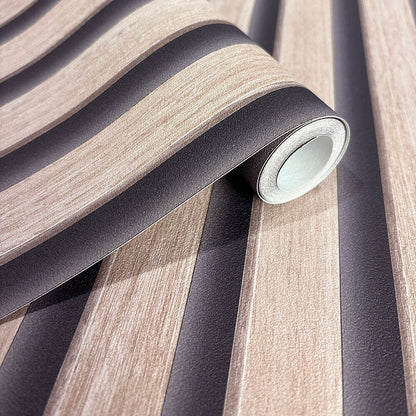 Rynx | Nolita Paneled Oak Effect Wallpaper