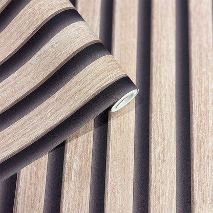 Rynx | Nolita Paneled Oak Effect Wallpaper