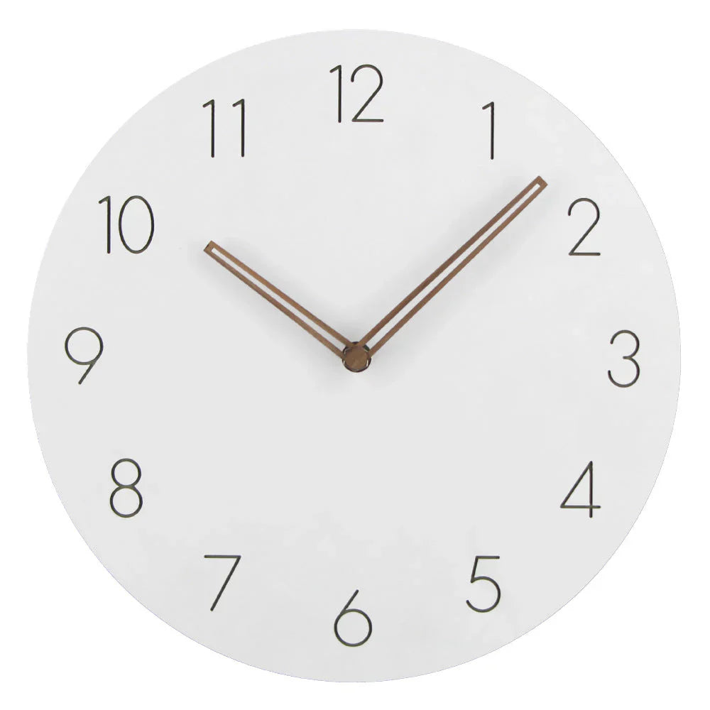 Rynx | Nordclock - Silent Scandinavian Wall Clock - Minimalist Design