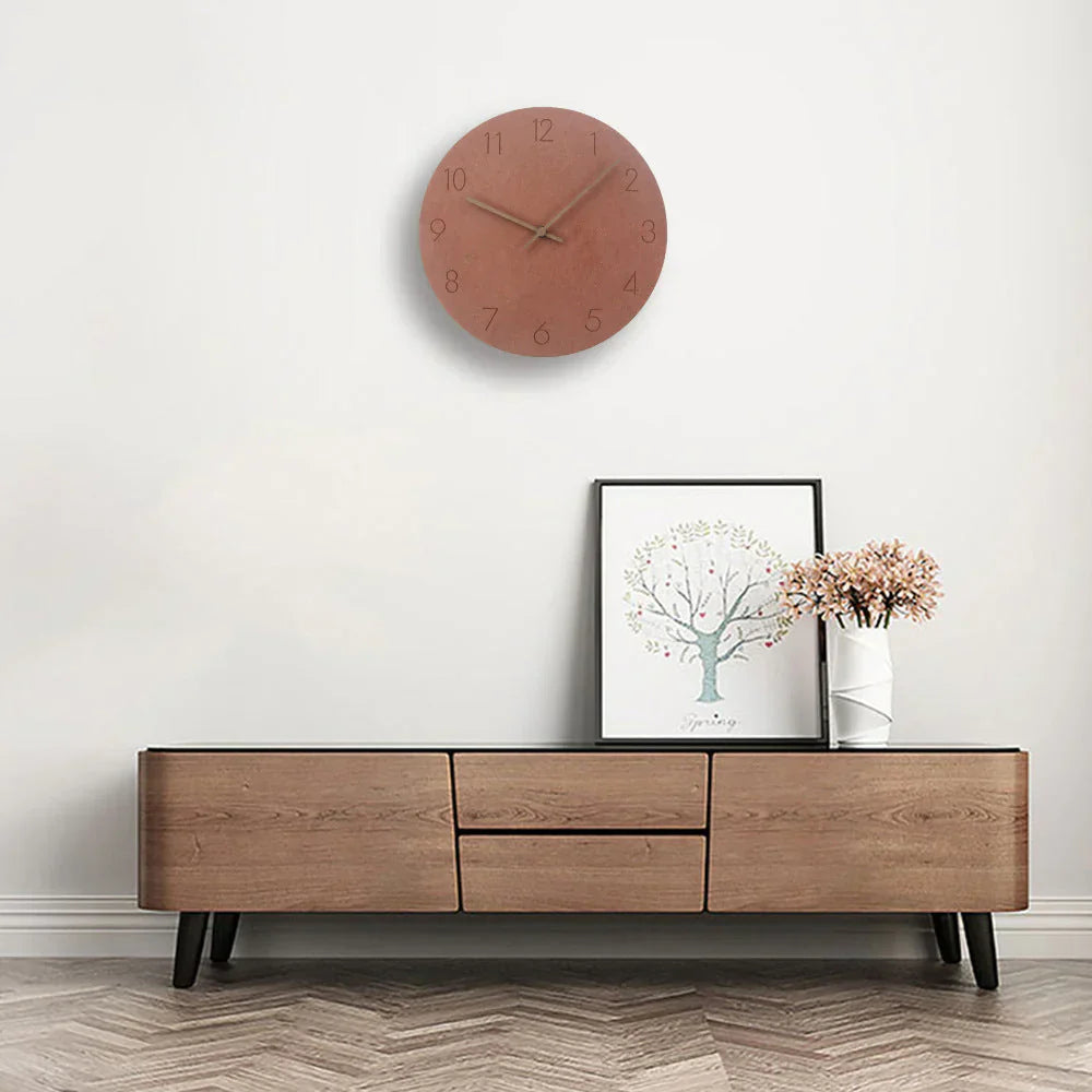 Rynx | Nordclock - Silent Scandinavian Wall Clock - Minimalist Design