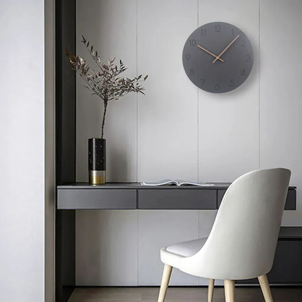 Rynx | Nordclock - Silent Scandinavian Wall Clock - Minimalist Design