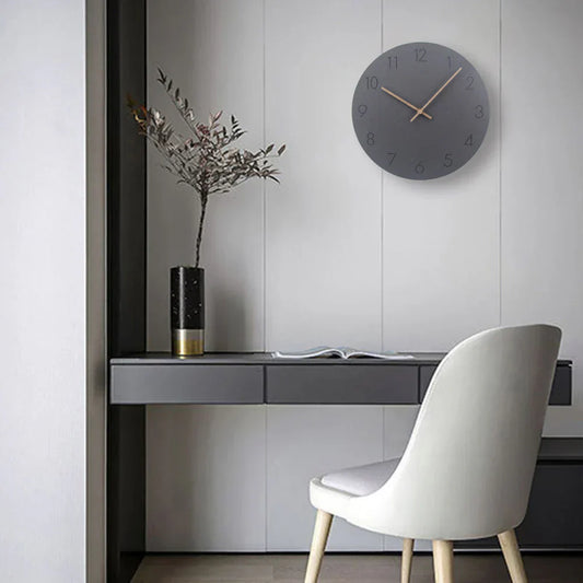 Rynx | Nordclock - Silent Scandinavian Wall Clock - Minimalist Design