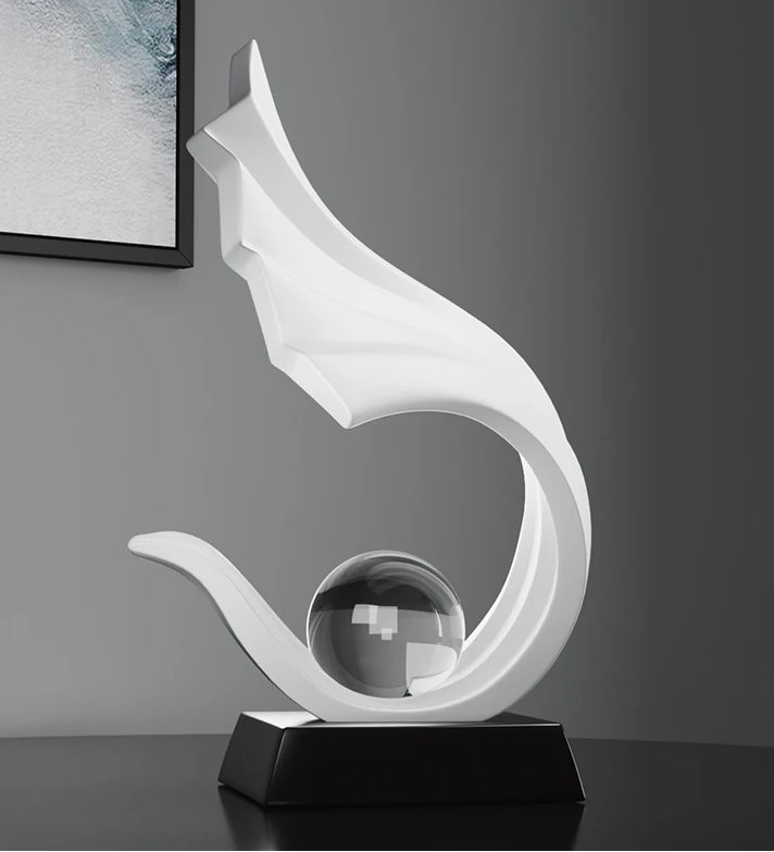 Rynx | Wonderful Wave Crystal Accent Sculpture