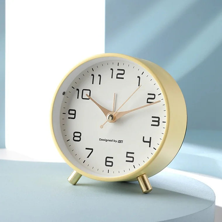 Rynx | Nordtime - Scandinavian Silent Table Clock - Elegant And Functional