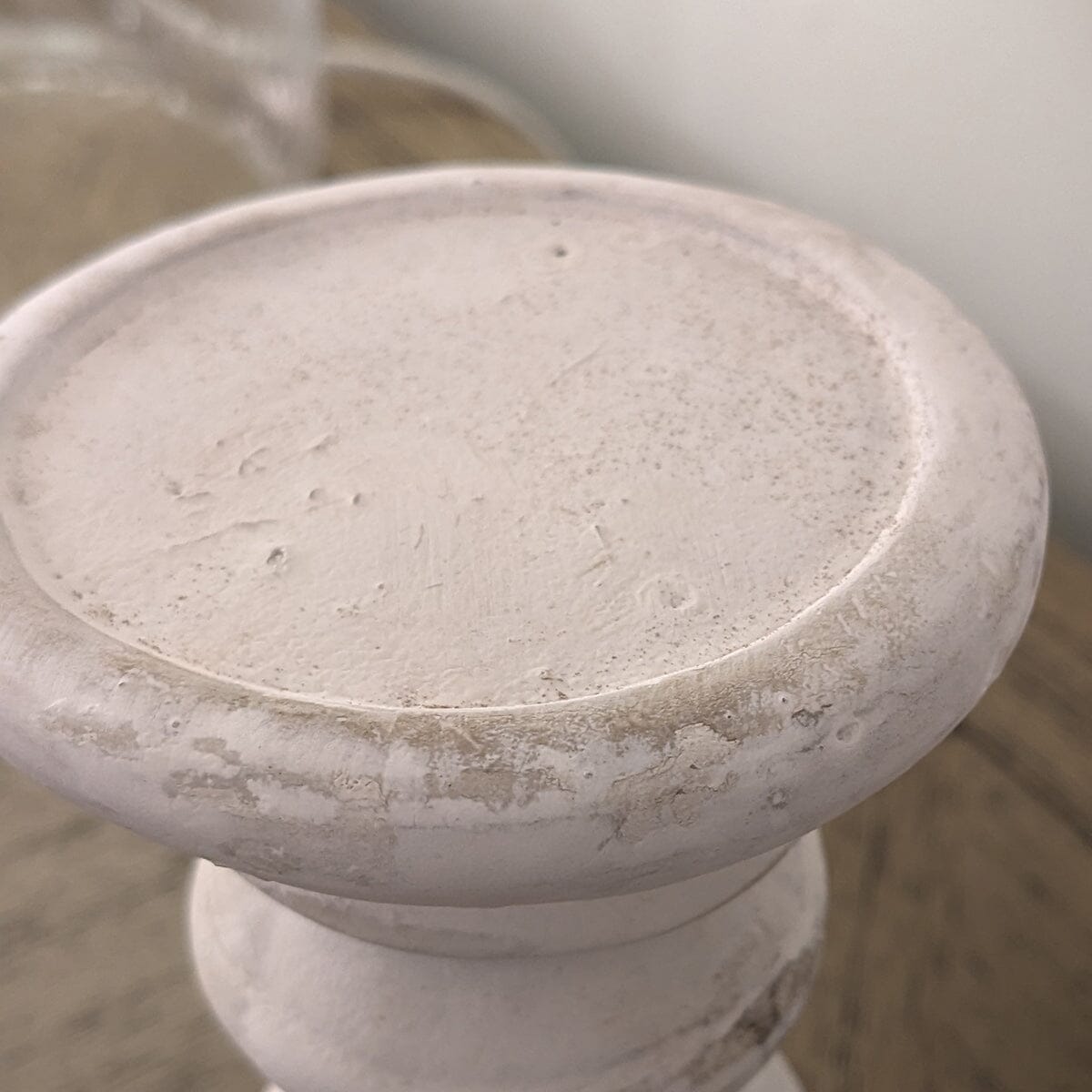 Rynx | Norfolk Medium Distressed Stone Candle Holder