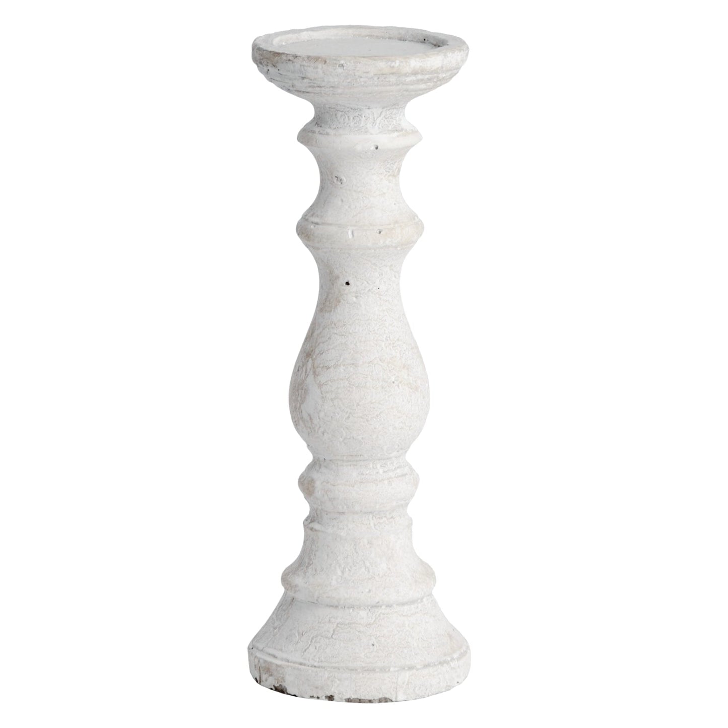 Rynx | Norfolk Medium Distressed Stone Candle Holder