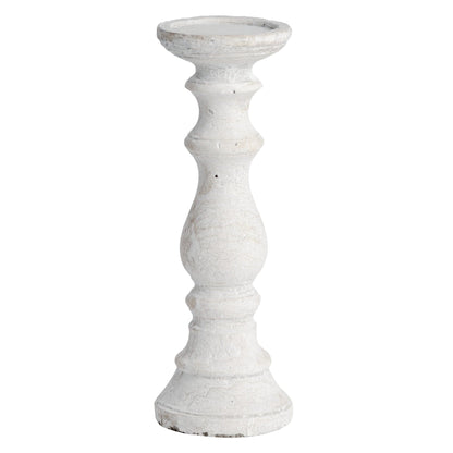 Rynx | Norfolk Medium Distressed Stone Candle Holder